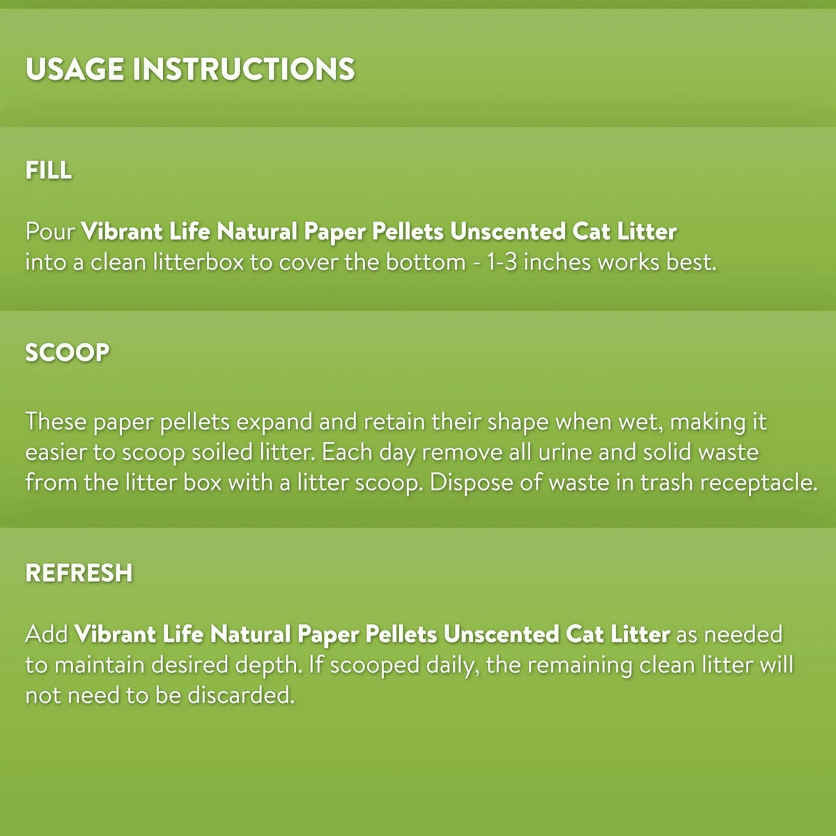 (4 pack) (4 pack) Vibrant Life Mini Crystal Cat Litter, Unscented, 8 lb Bag, 1 Count