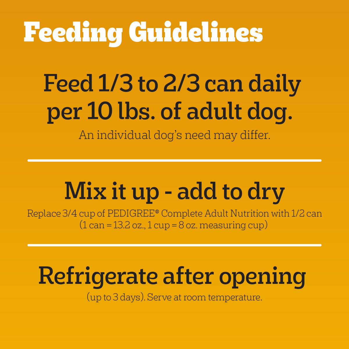 Pedigree Chopped Ground Dinner Chicken & Beef Variety Pack Wet Dog Food, (24) 13.2 Oz Cans