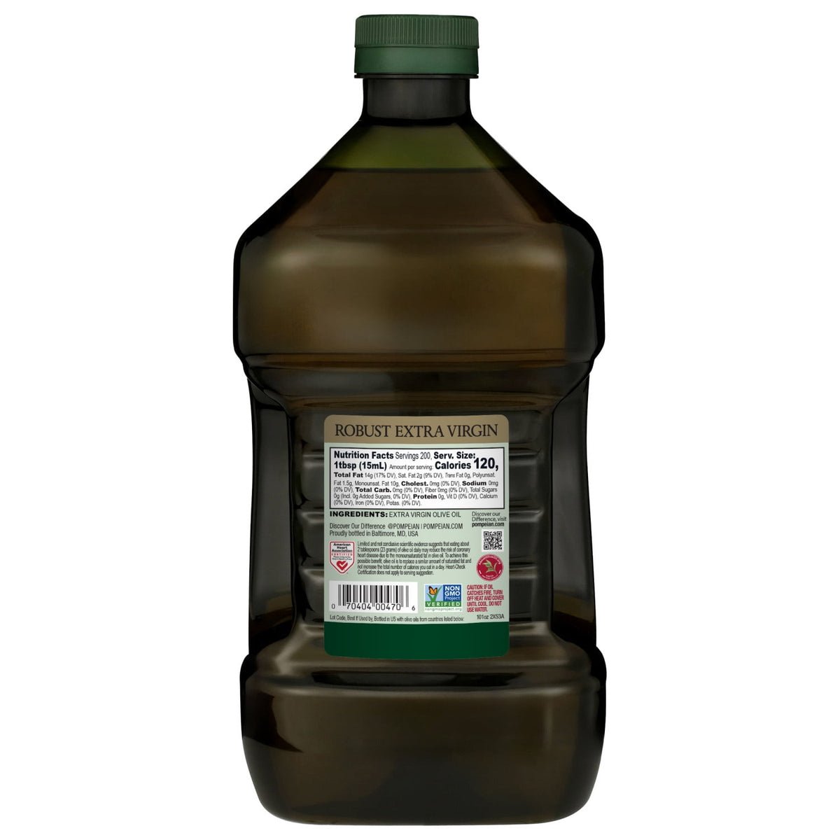 Pompeian Robust Extra Virgin Olive Oil - 101 fl oz