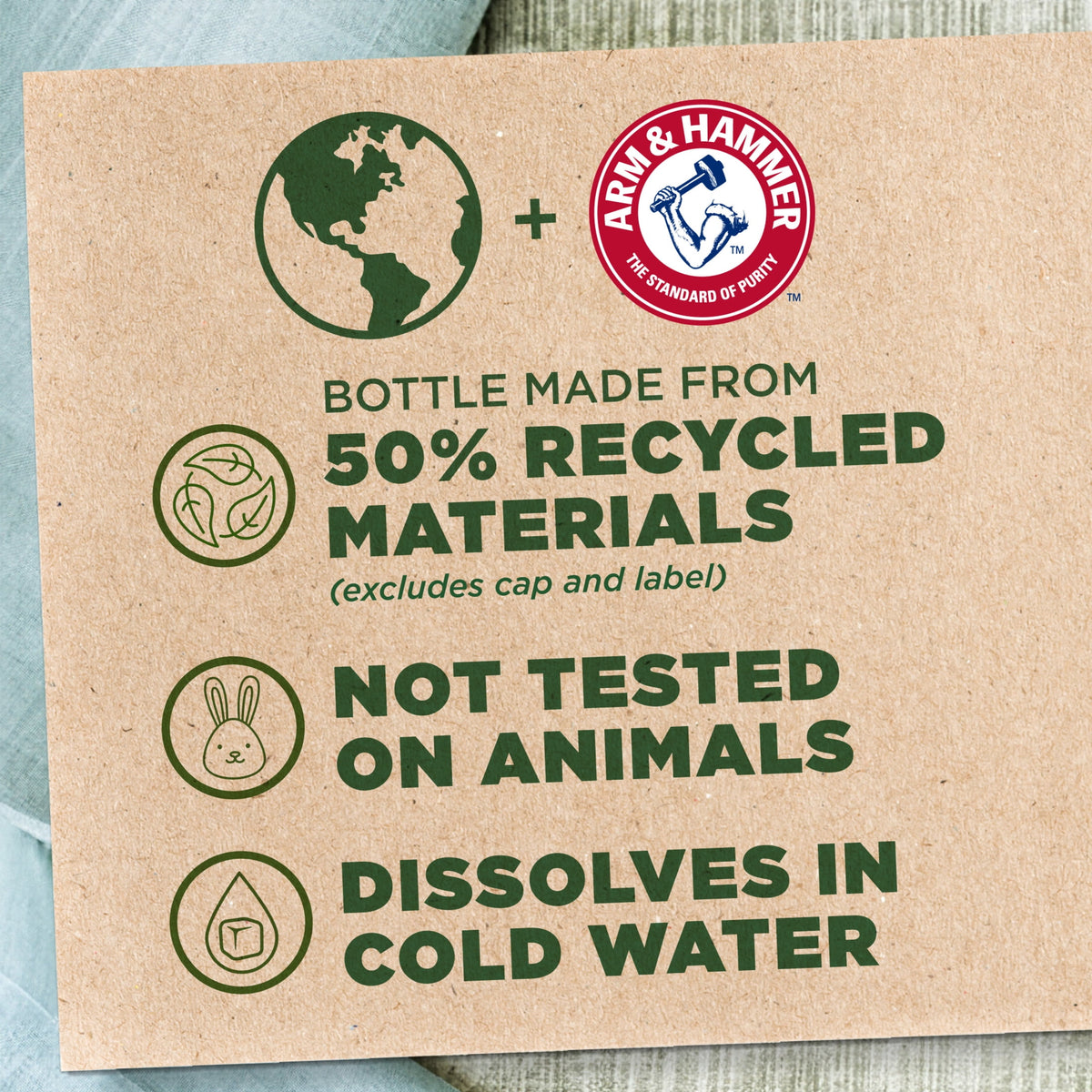 (4 pack) ARM & HAMMER Odor Blasters Laundry Scent Beads Alternative, Fresh Burst Scent, 45 Oz