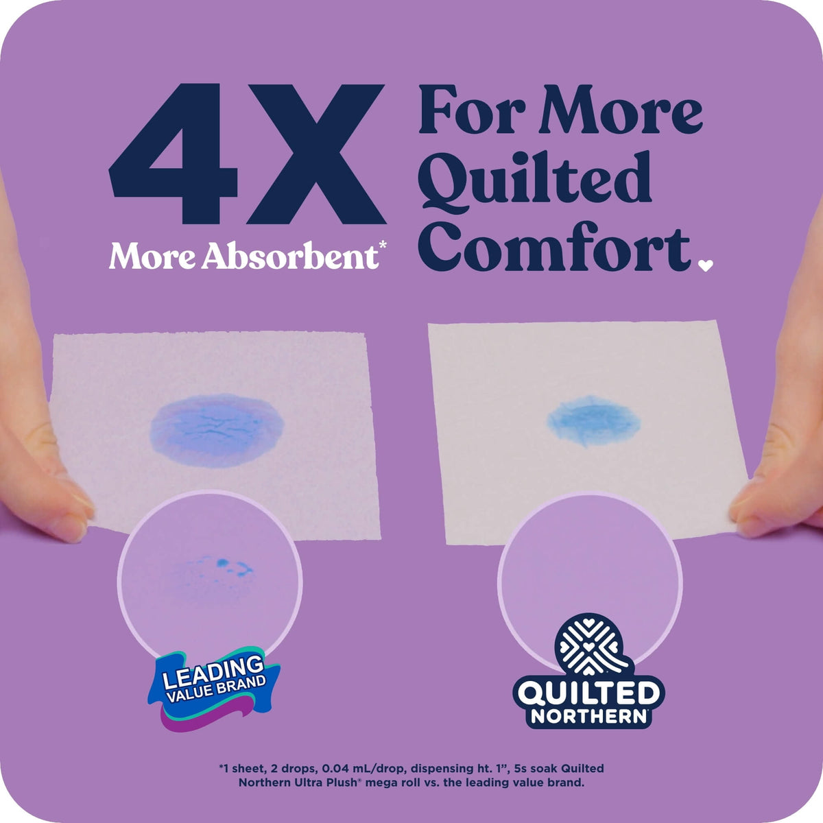 Quilted Northern Ultra Plush 3-Ply Toilet Paper, 30 Mega Rolls, 255 Sheets per Roll