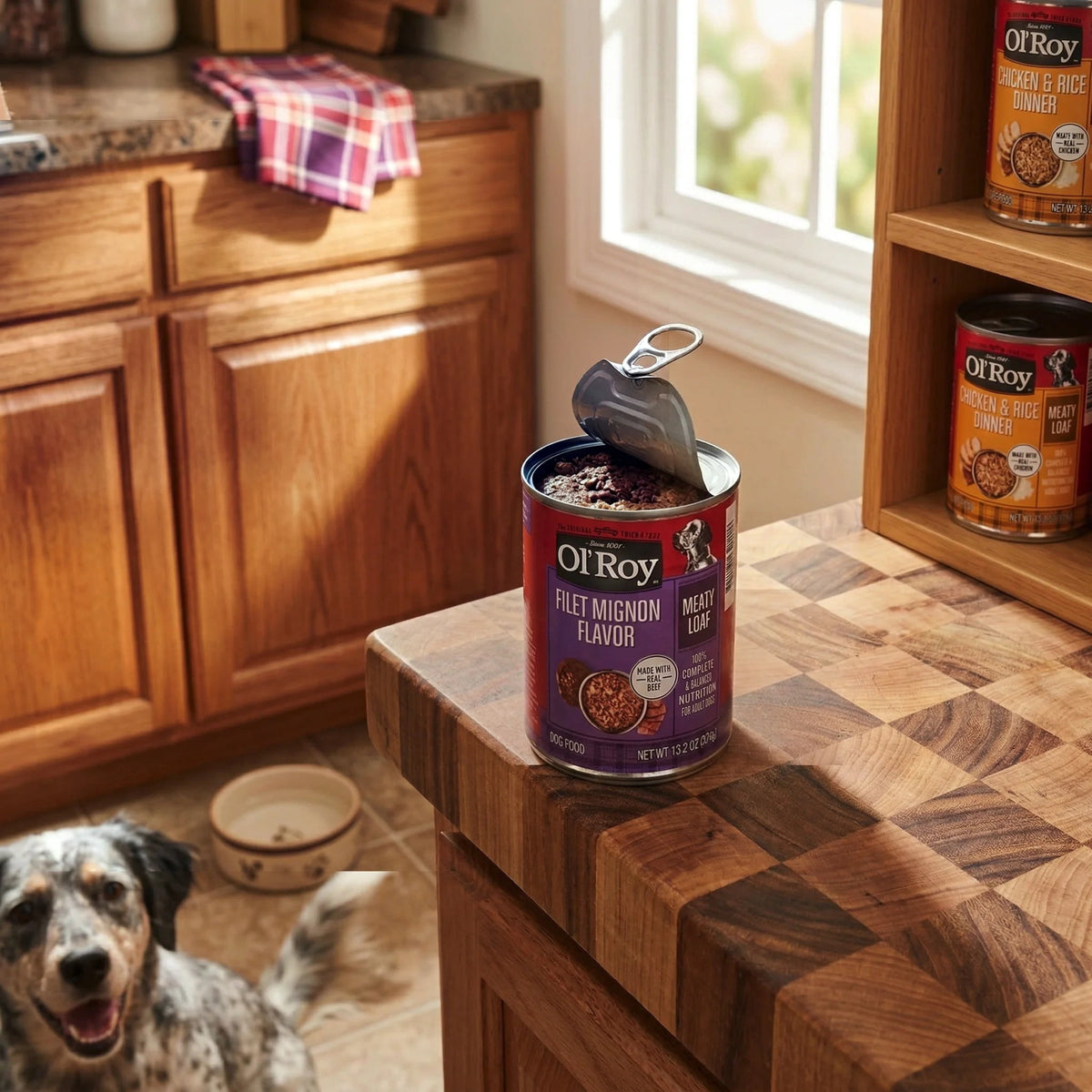 Ol' Roy Filet Mignon Flavor and Chicken and Rice Flavor Wet Dog Food Variety Pack, 13.2 oz Cans, 24 Pack