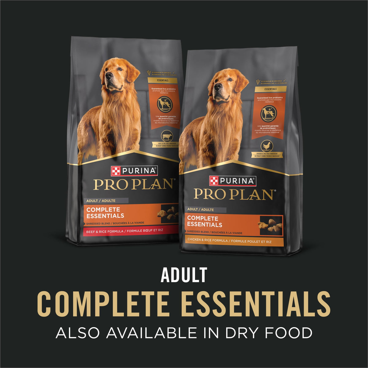 Purina Pro Plan Wet Grain Free Wet Dog Food Complete Essentials Variety Pack, Chicken and Carrots and Turkey and Sweet Potato Entrees, 13 oz Cans (12 Pack)