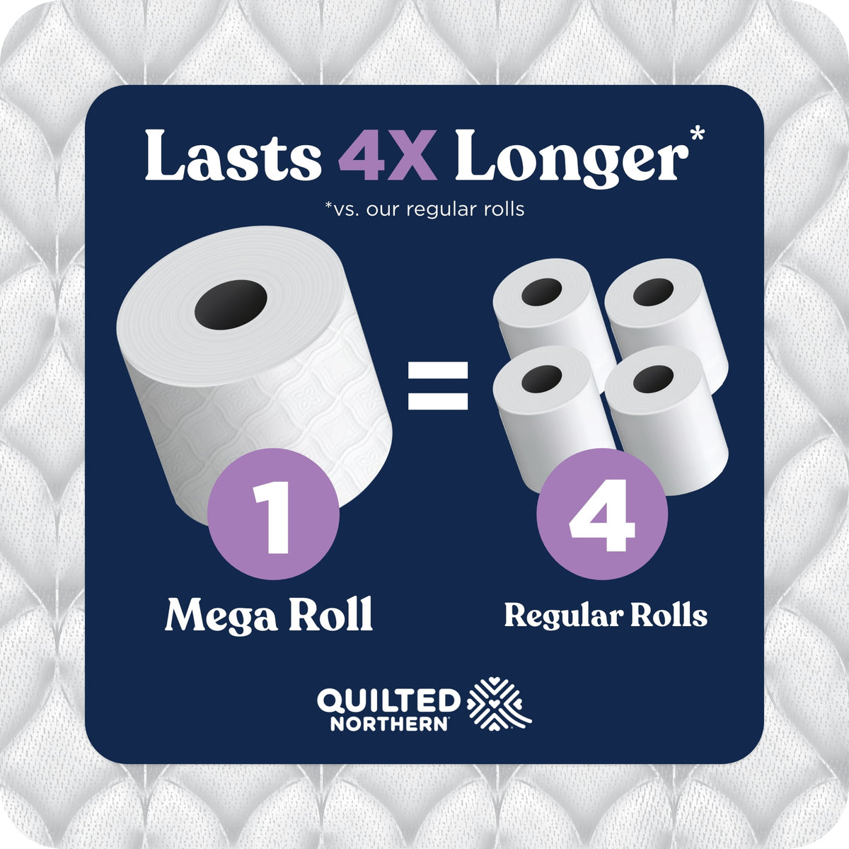 Quilted Northern Ultra Plush 3-Ply Toilet Paper, 30 Mega Rolls, 255 Sheets per Roll