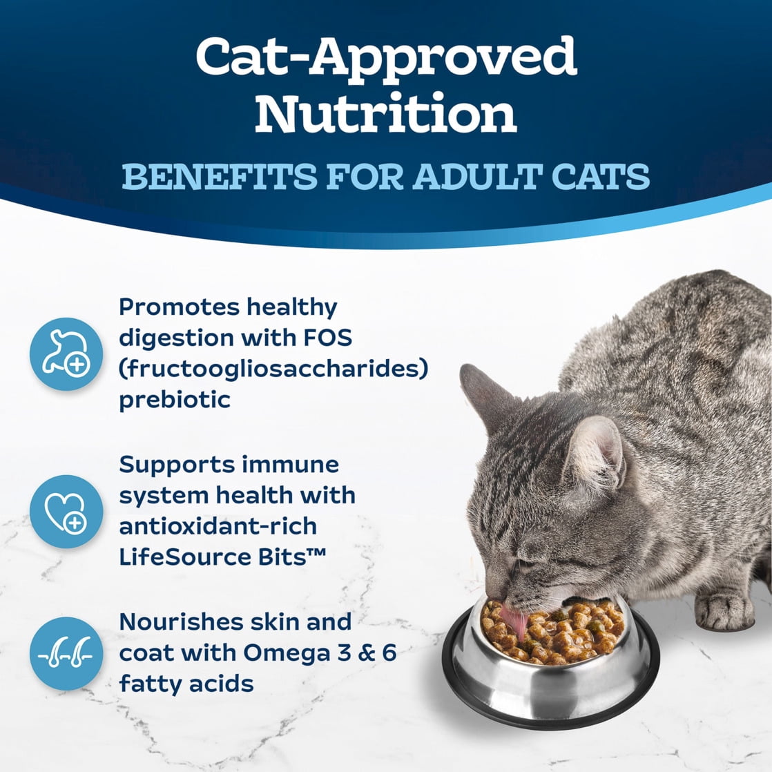 Blue Buffalo Tastefuls Irresistible Gravy Indoor Adult Dry Cat Food, Chicken, 5lb Bag