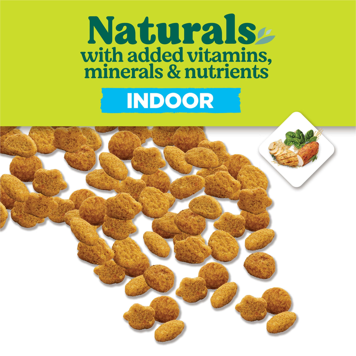 (2 pack) Purina Cat Chow Naturals, Indoor Dry Cat Food, Chicken & Turkey, 18 lb Bag