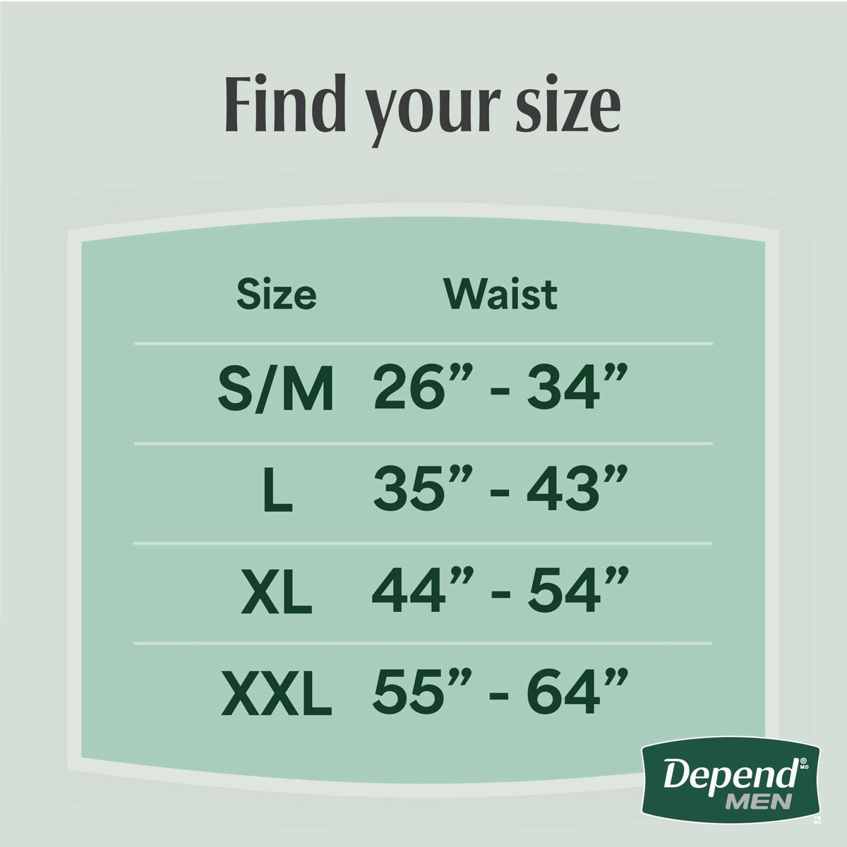 Depend Fresh Protection Incontinence Underwear for Men, Adult Diapers, L (40 Count)