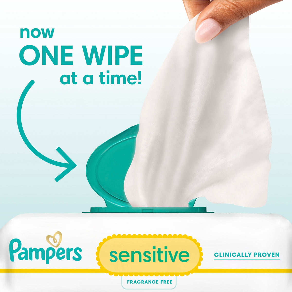 Pampers Sensitive Baby Wipes Unscented, 18-Pack, 1008 Total Count (Select for More Options)