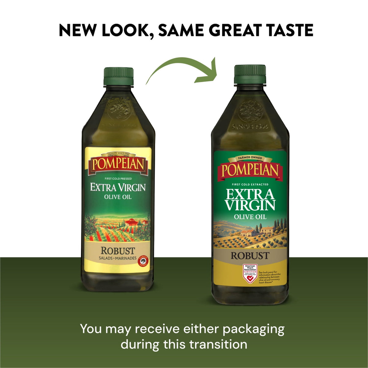 Pompeian Robust Extra Virgin Olive Oil - 101 fl oz