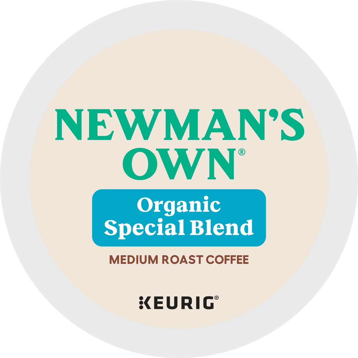 Newman's Own Organics Special Blend K-Cup Coffee Pods, Medium Roast, 48 Count for Keurig Brewers