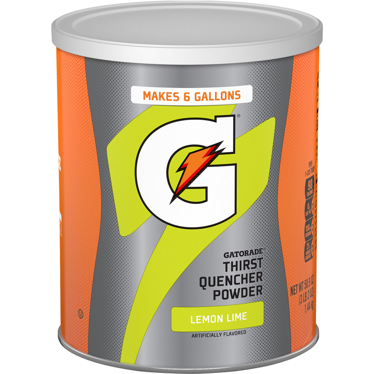 Gatorade Thirst Quencher Lemon Lime, Powdered Energy Drink Mix, 50.9 oz, 1 Count