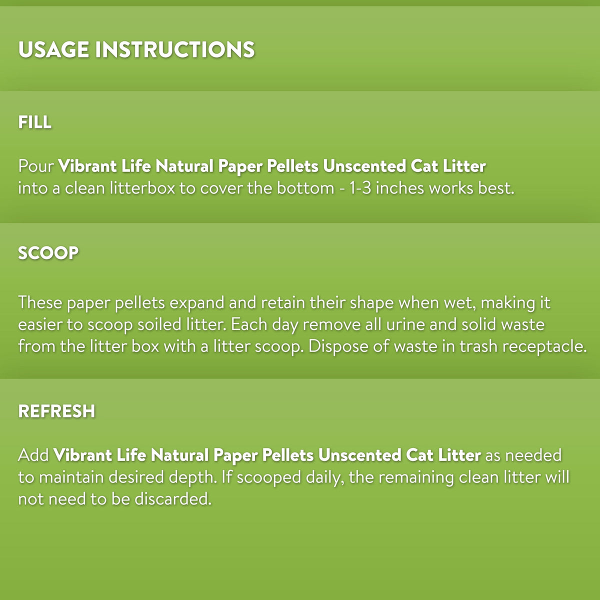 (4 pack) (4 pack) Vibrant Life Mini Crystal Cat Litter, Unscented, 8 lb Bag, 1 Count