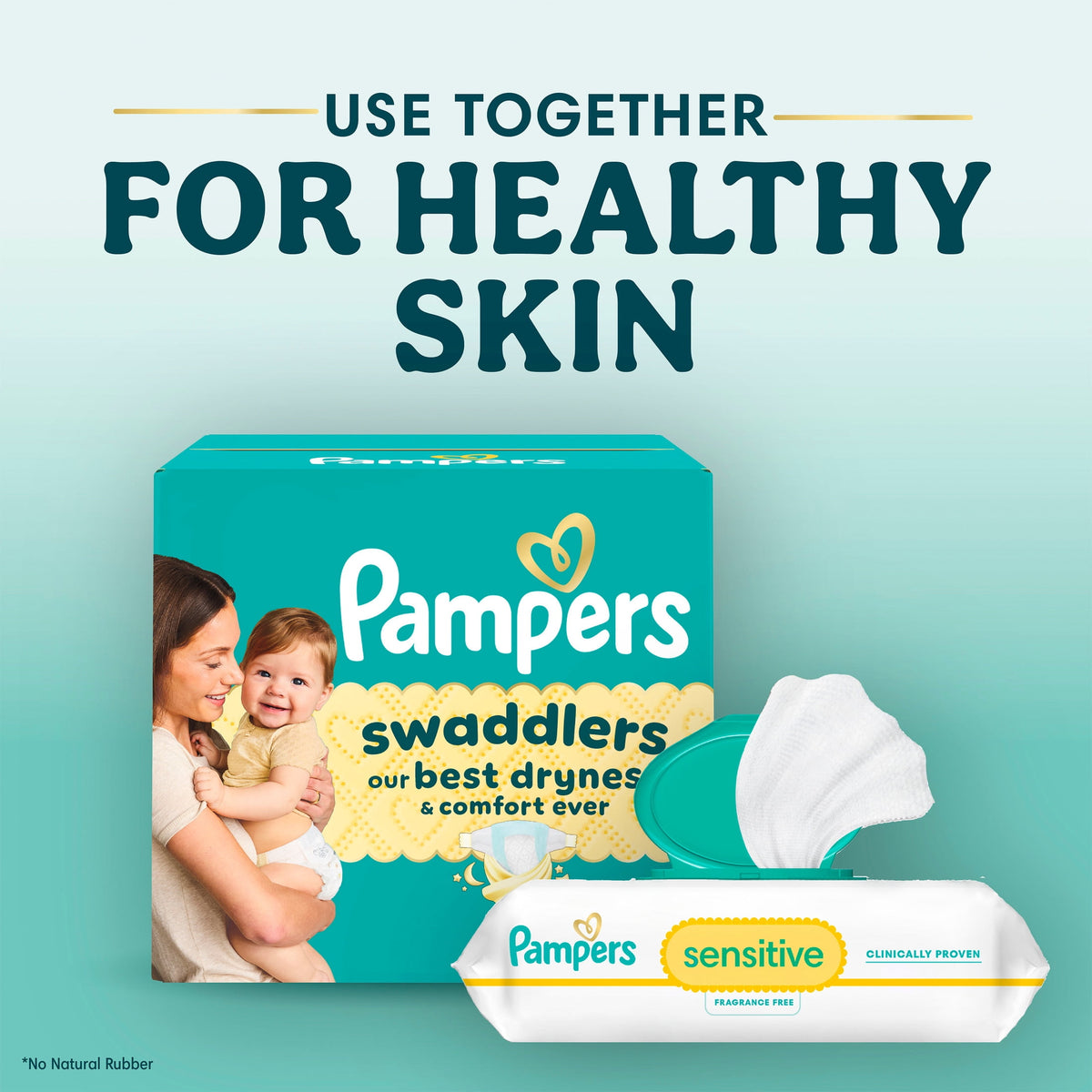Pampers Swaddlers Fragrance Free Baby Diapers Size 4, 116 Count (Select for More Options)