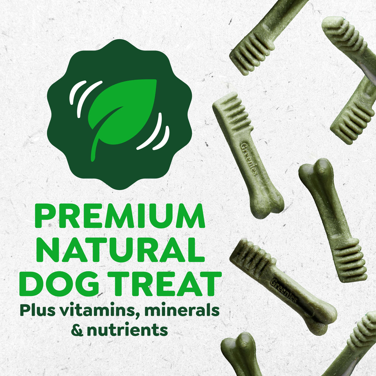 GREENIES Original Flavor Natural Dental Treat Chews for Medium-Sized Adult Dogs, 54 oz. Pack