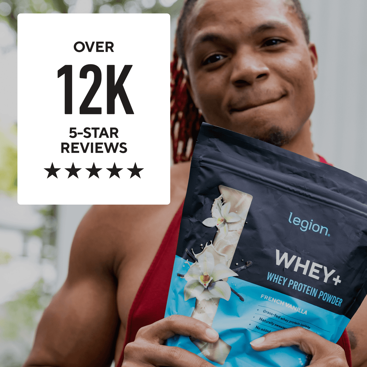 Legion Certified Grass Fed Whey & Milk Protein Isolate Powder, 20g of Protein Per Serving, Dutch Chocolate, 14.1 oz